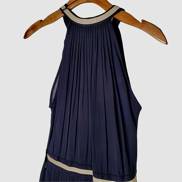 L’Agence Black Silk Halter Neck Cocktail Dress Size 6 - Picture 9 of 15